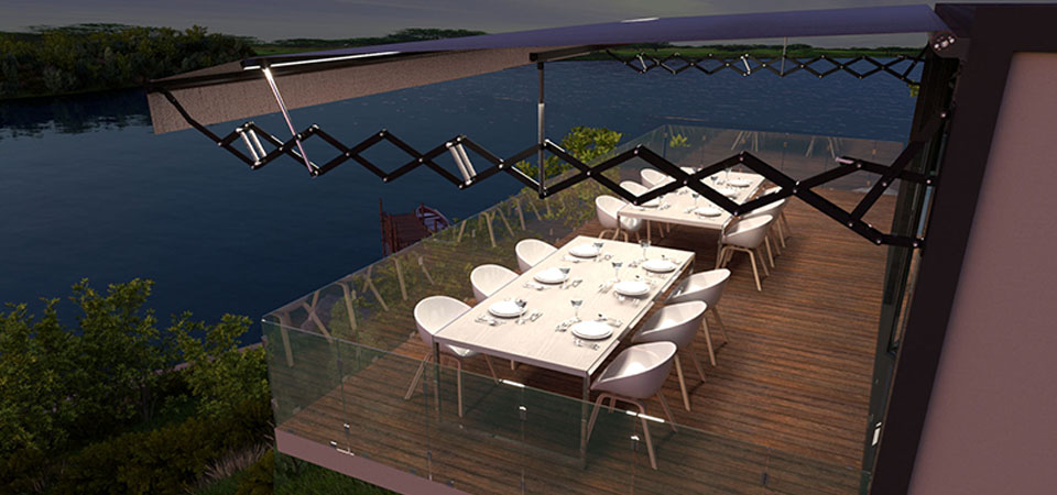 toldo tijera modelo m